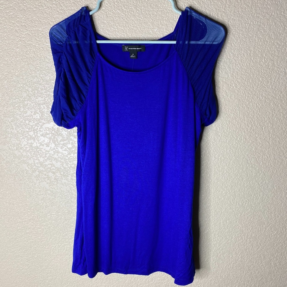 INC Women's Ruched SS Top